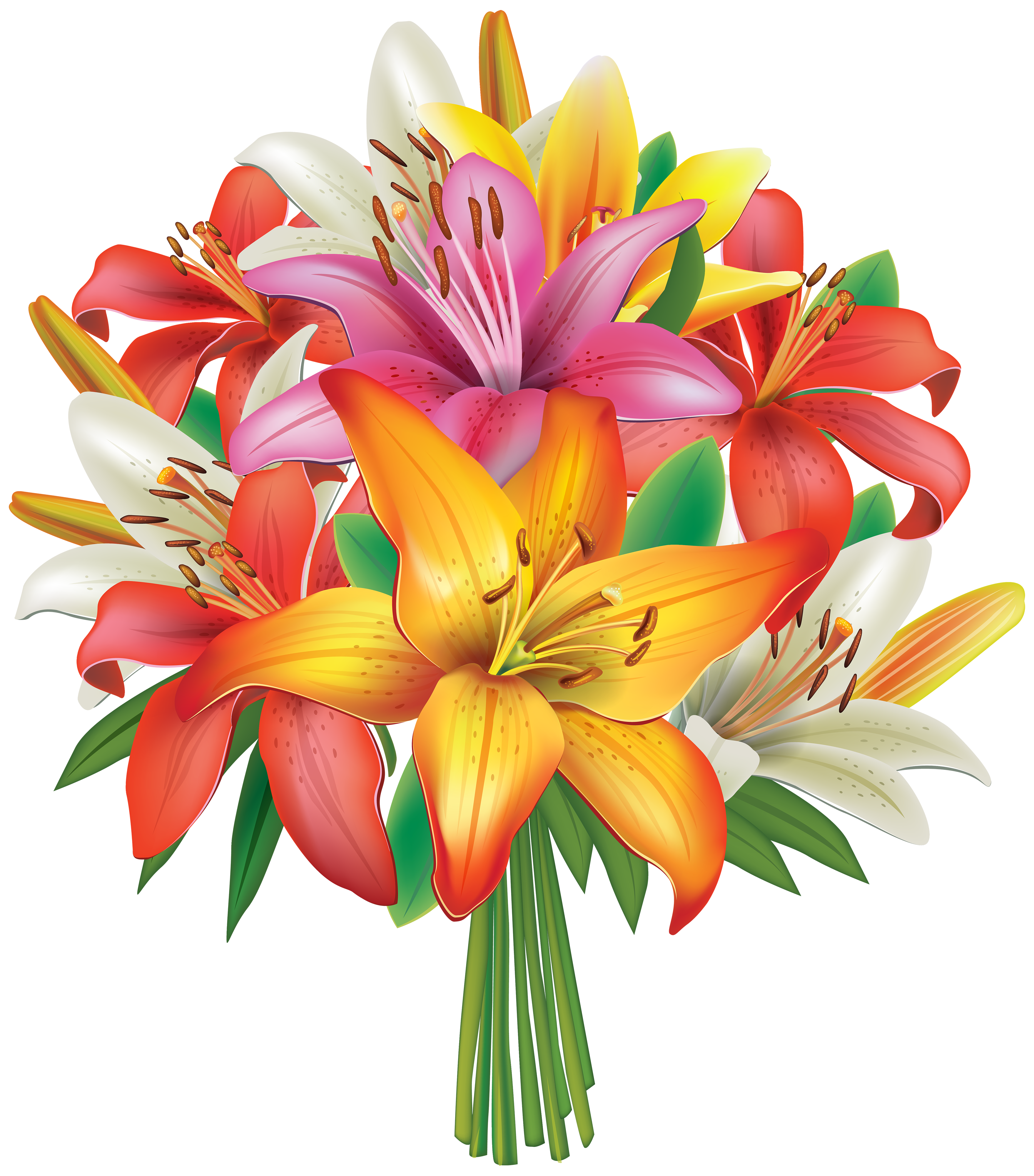 Flower Bunch Clipart - Flower Jpg, Transparent background PNG HD thumbnail