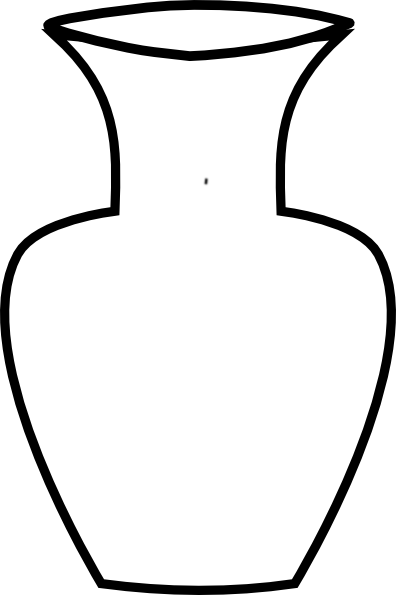Flower Vase PNG Black And White - : Small · Medium 
