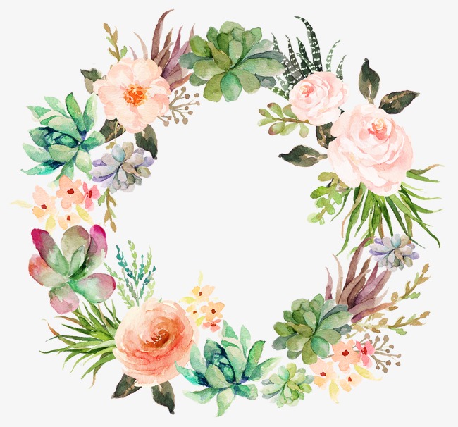 Delicate Floral Wreath, Beautifully Garland, Flower Garlands, Garlands Png Image And Clipart - Flower Wreath, Transparent background PNG HD thumbnail