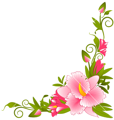 Flowers Borders Png - Flower Vector Png Flower Border Vector Png, Transparent background PNG HD thumbnail