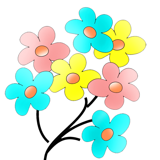 Different Flower Drawings Hdpng.com  - Flowers Color, Transparent background PNG HD thumbnail