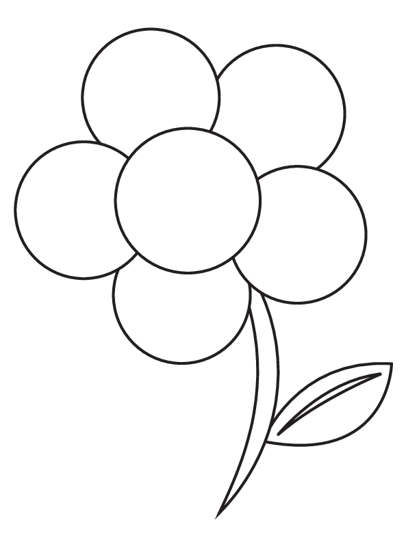 Trend Picture Of Flowers To Color For Kids Book Ideas - Flowers Color, Transparent background PNG HD thumbnail