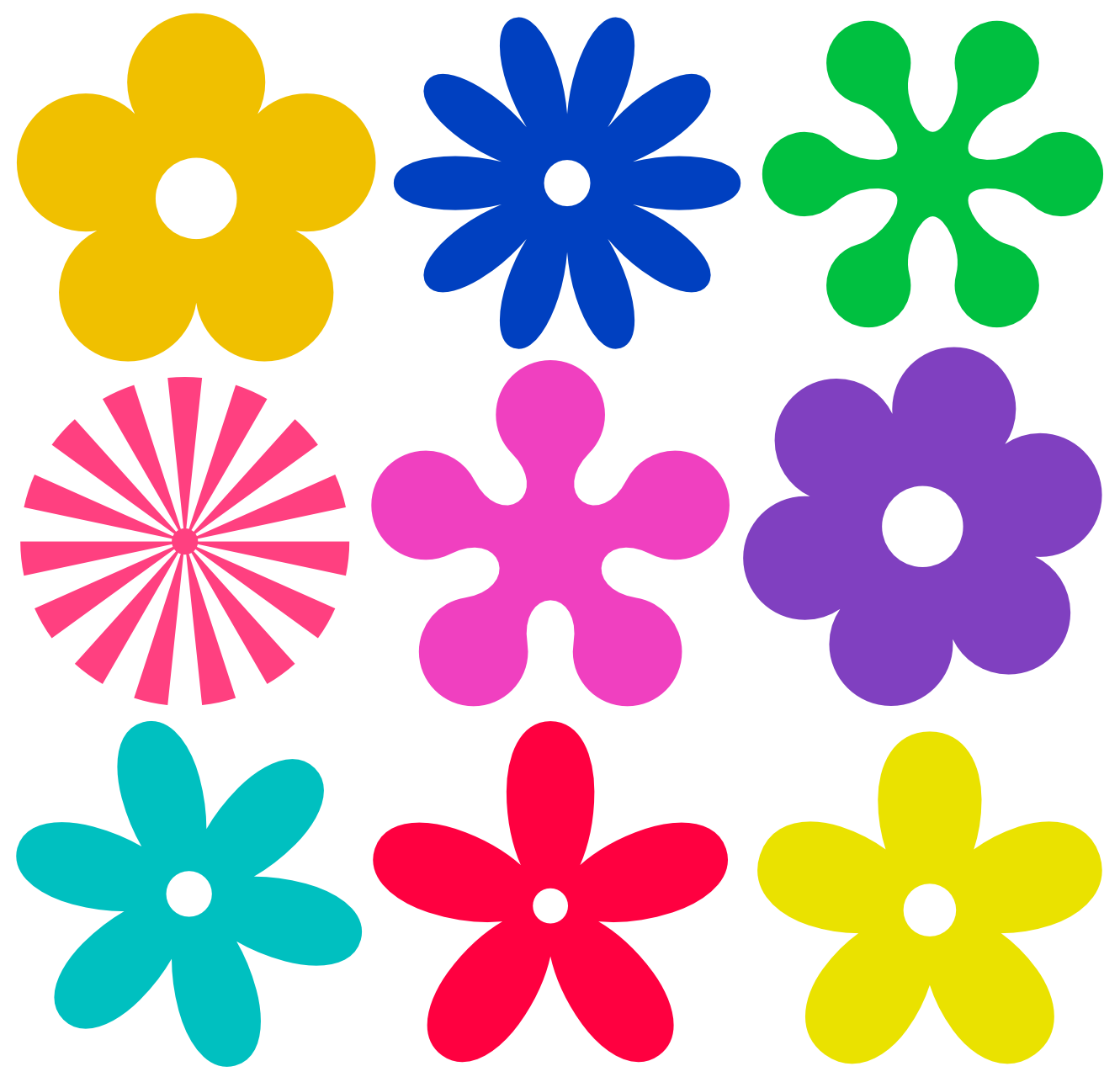 flower vectors various (12)