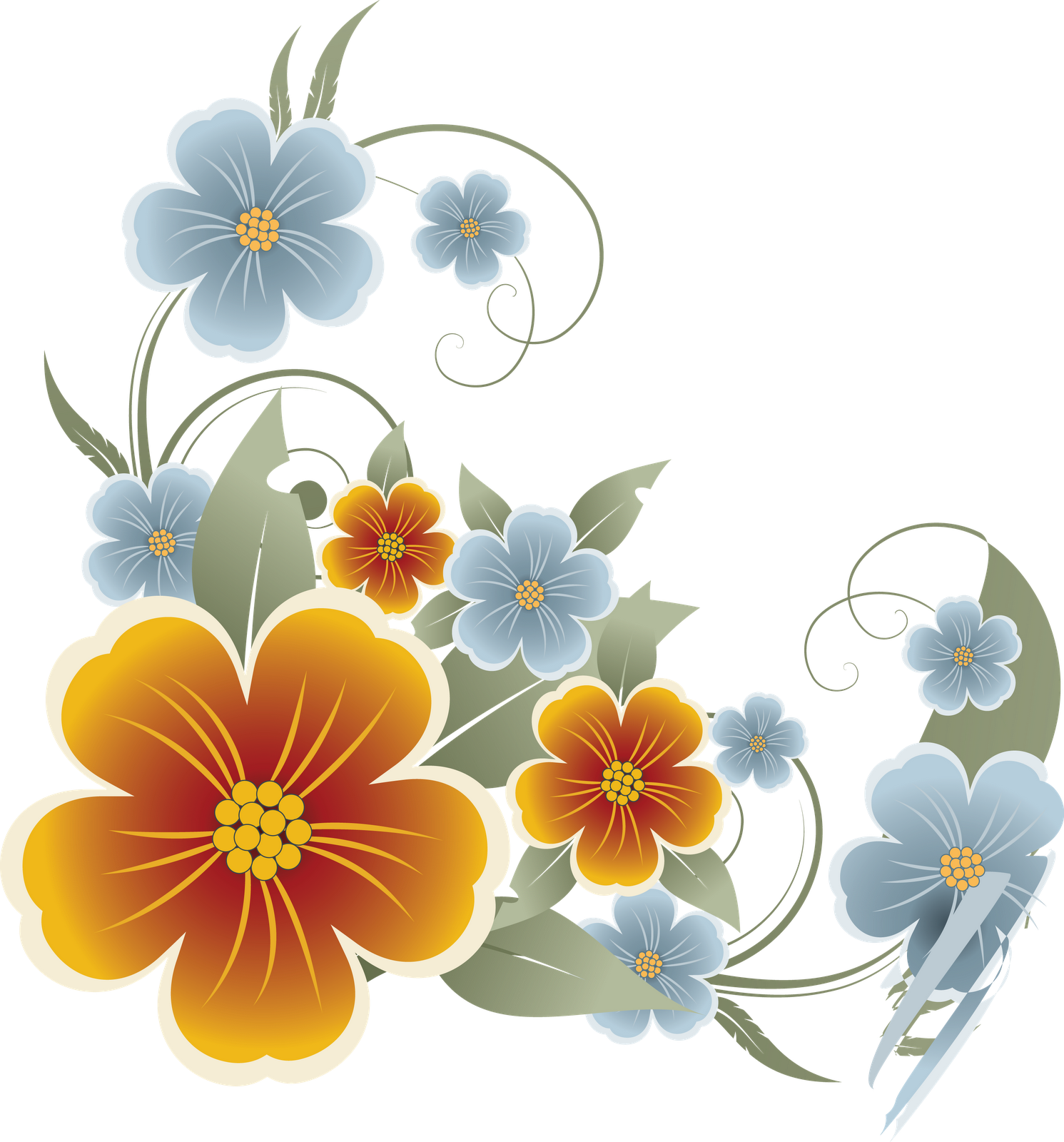 Flower . - Flowers Vectors, Transparent background PNG HD thumbnail