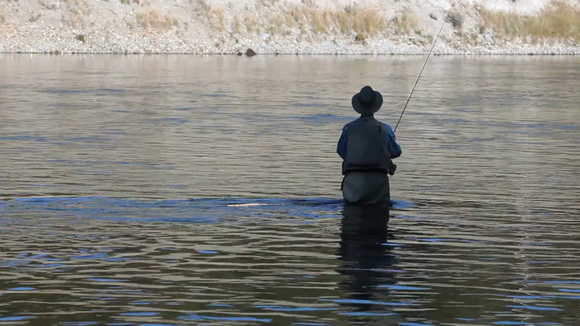 Fly Fisherman Yellowstone River P Hd 2673 Stock Video Footage   Videoblocks - Fly Fishing, Transparent background PNG HD thumbnail