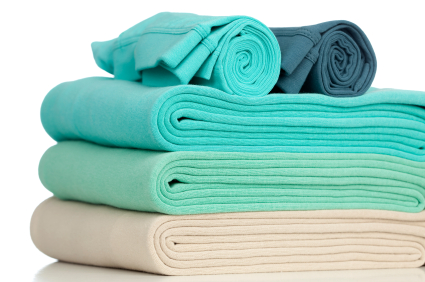 Folding clothes, a chore made