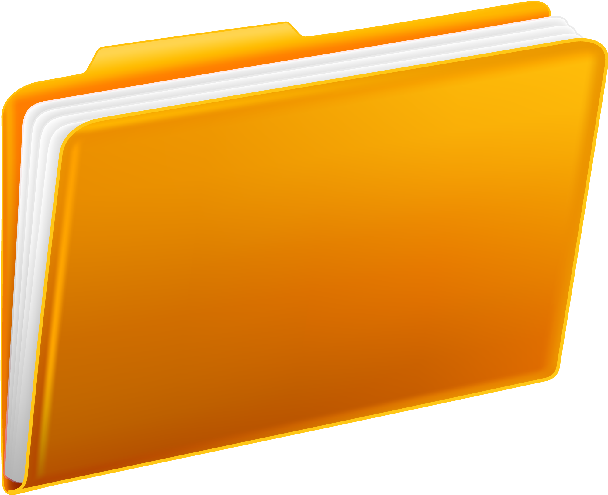 Yellow Folders Png - Folder, Transparent background PNG HD thumbnail