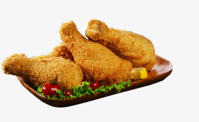 Hd Plate Of Fried Chicken, Fried Chicken, Fried Food, Food Free Png Image - Food, Transparent background PNG HD thumbnail