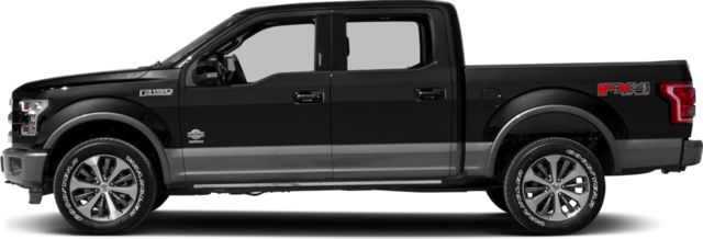 King Ranch 2017 Ford F 150 Truck King Ranch - Ford Pickup Truck Black And White, Transparent background PNG HD thumbnail