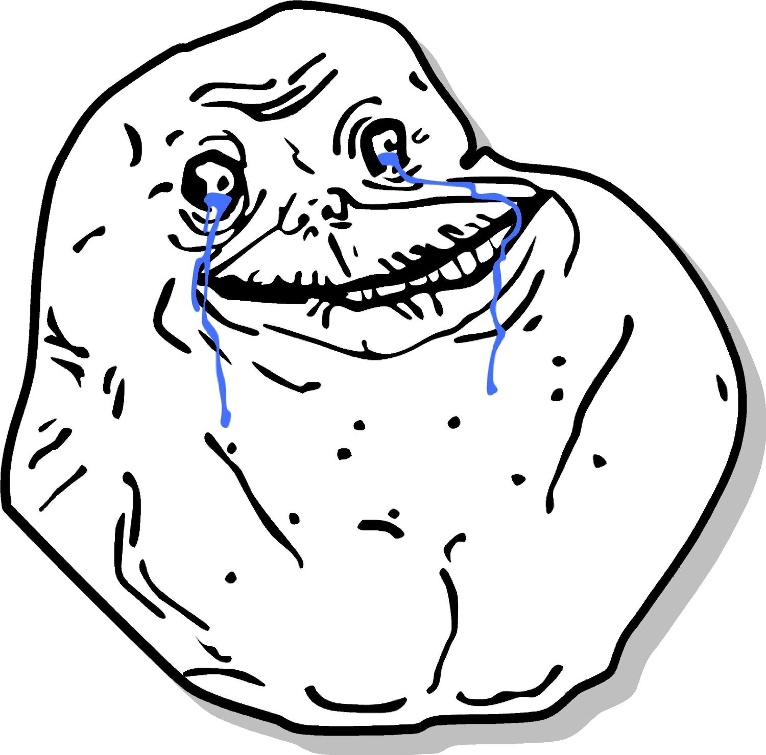 Meme Forever Alone PNG by Agu
