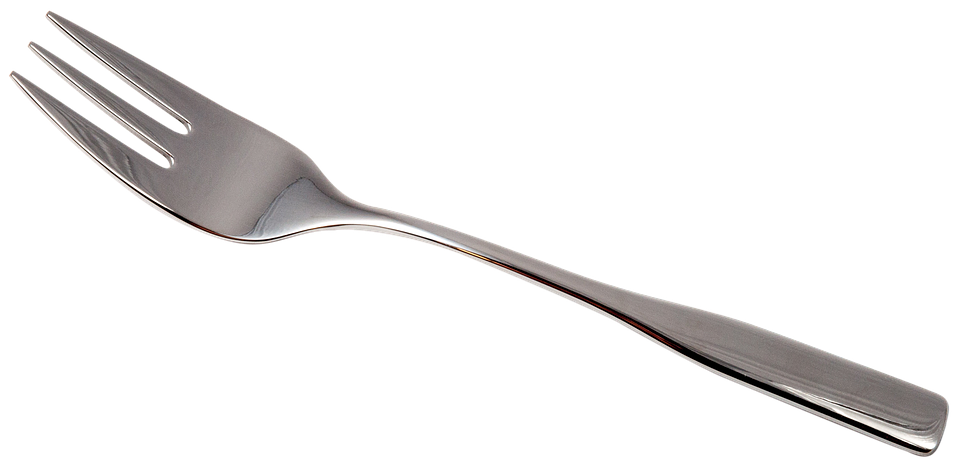 Fork, Isolated, Cutlery, Eat, Metal, Tableware - Fork, Transparent background PNG HD thumbnail