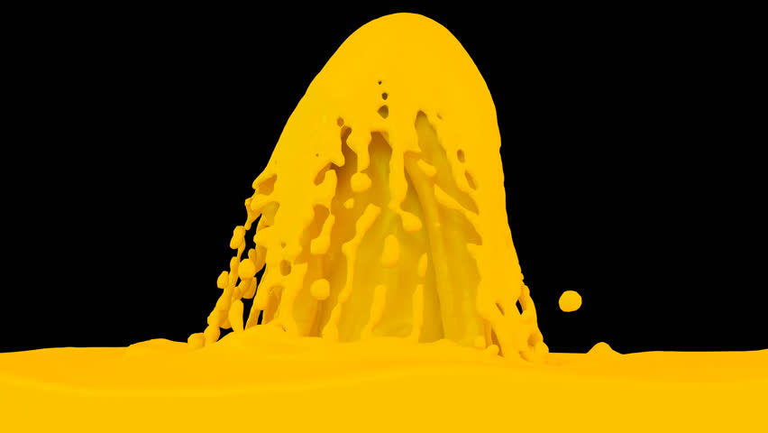 Animated Fountain Of Orange Paint. Transparent Background (Alpha Channel Embedded With Hd Png File) Stock Footage Video 8896756 | Shutterstock - Fountain, Transparent background PNG HD thumbnail
