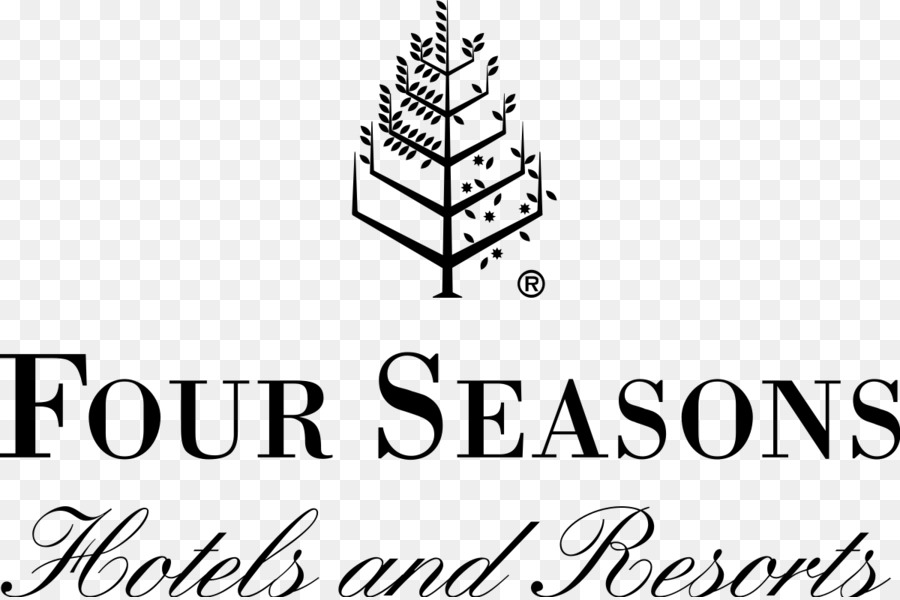 Four Seasons Hotels And Resorts Four Seasons Hotel Chicago Logo   Seasons - Four Seasons Black And White, Transparent background PNG HD thumbnail
