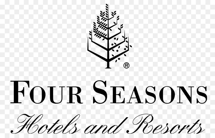 Four Seasons Hotels And Resorts Luxury Hotel   Hotel - Four Seasons Black And White, Transparent background PNG HD thumbnail