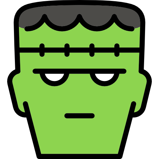 Peeking Frankenstein SVG scra