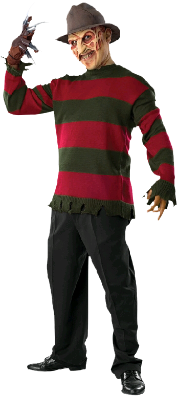 A Nightmare On Elm Street   Freddy Krueger Deluxe Adult Sweater - Freddy Krueger, Transparent background PNG HD thumbnail