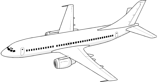 Airplane Clip Art Free - Airplane For Kids, Transparent background PNG HD thumbnail