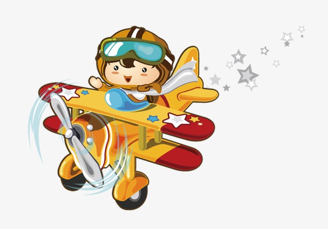Cartoon Airplane, Kids Toys, Child, Yellow Toy Plane Png Image And Clipart - Airplane For Kids, Transparent background PNG HD thumbnail