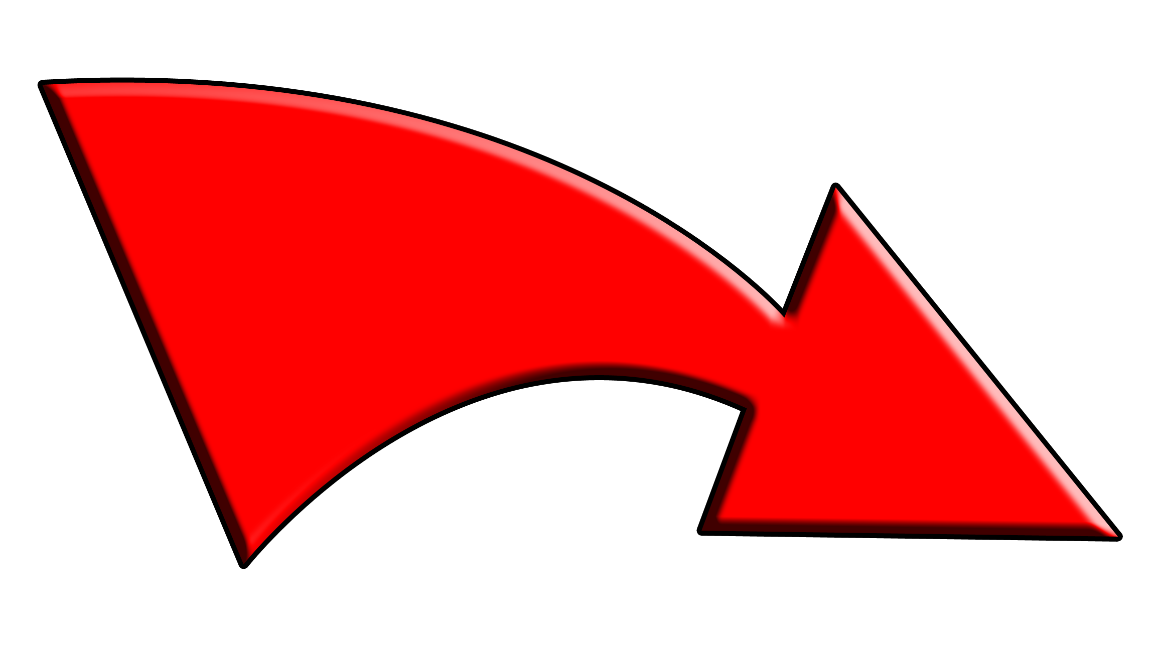 Red Arrow Logo   Clipart Library - Arrow, Transparent background PNG HD thumbnail
