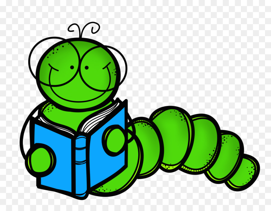 Cute Bookworm SVG cut file cu