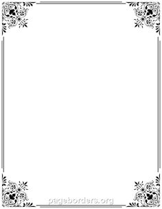 Free Fancy Border Templates Including Printable Border Paper And Clip Art Versions. File Formats Include Gif, Jpg, Pdf, And Png. Vector Images Are Also Hdpng.com  - Border For Word, Transparent background PNG HD thumbnail