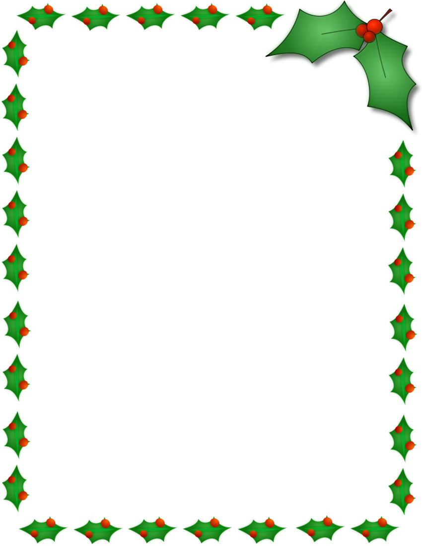 Free Holiday Border Templates Microsoft Word - Border For Word, Transparent background PNG HD thumbnail