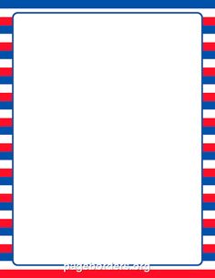 Free Patriotic Striped Border Templates Including Printable Border Paper And Clip Art Versions. File Formats Include Gif, Jpg, Pdf, And Png. - Border For Word, Transparent background PNG HD thumbnail