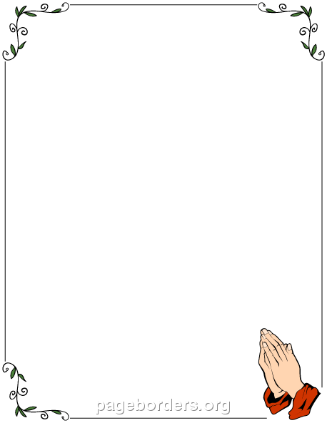 Free Prayer Border Templates Including Printable Border Paper And Clip Art Versions. File Formats Include Gif, Jpg, Pdf, And Png. Vector Images Are Also Hdpng.com  - Border For Word, Transparent background PNG HD thumbnail