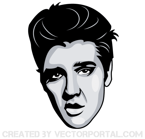 Elvis Presley Image Free Vector - Elvis, Transparent background PNG HD thumbnail