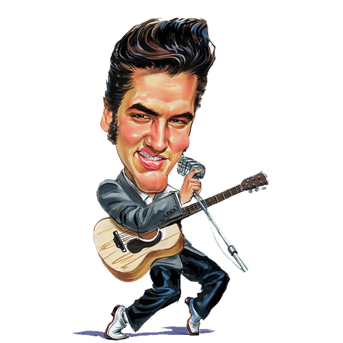 Free Singer Elvis Presley Clipart - Elvis, Transparent background PNG HD thumbnail