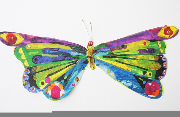 Eric Carle Butterfly | Free Images At Clker Pluspng.com   Vector Clip Art Online, Royalty Free U0026 Public Domain - Eric Carle, Transparent background PNG HD thumbnail