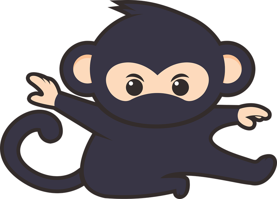 Free Funny Animated Png Hd - Funny, Cute, Animal, Character, Ninja, Cartoon, Transparent background PNG HD thumbnail