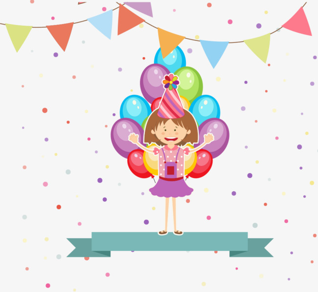 Birthday Girl, Vector Girl, Birthday, Happy Birthday Png And Vector - Happy Birthday Girl, Transparent background PNG HD thumbnail