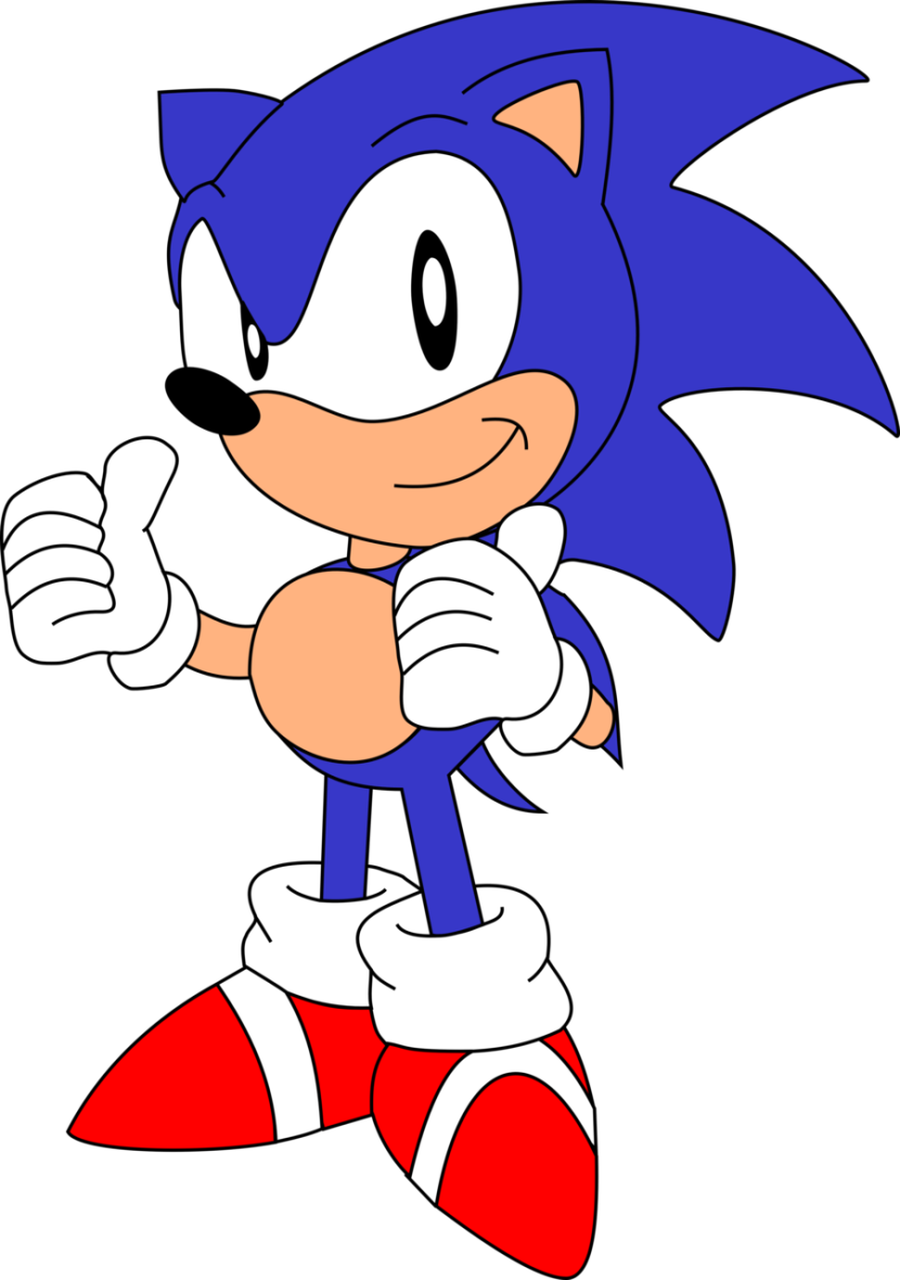 Sonic Clip Art. - Hedgehog, Transparent background PNG HD thumbnail
