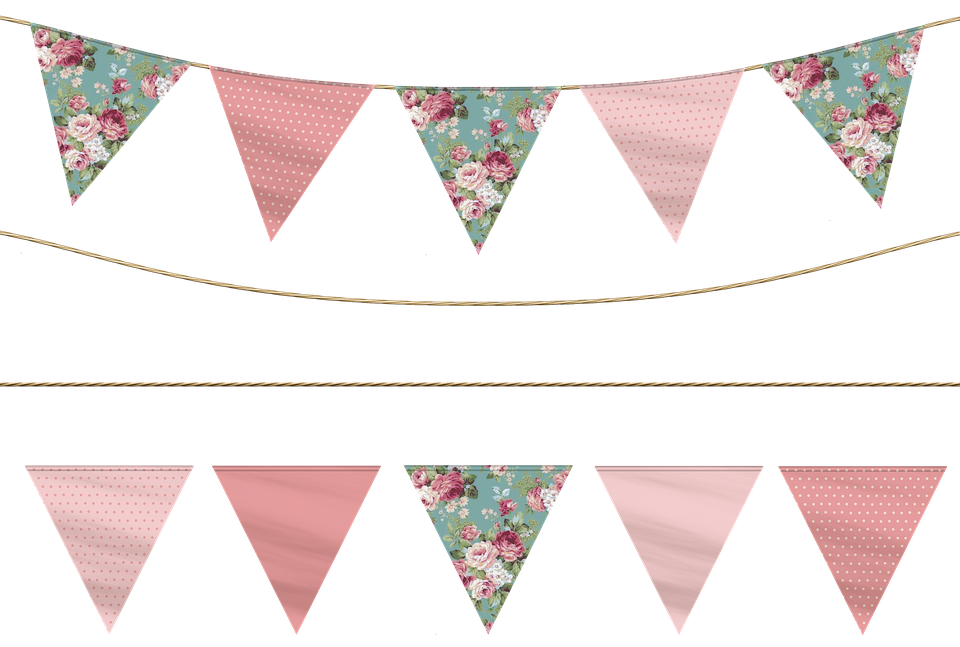 Flag Bunting Party Banner Pennant Garland - Pennant, Transparent background PNG HD thumbnail