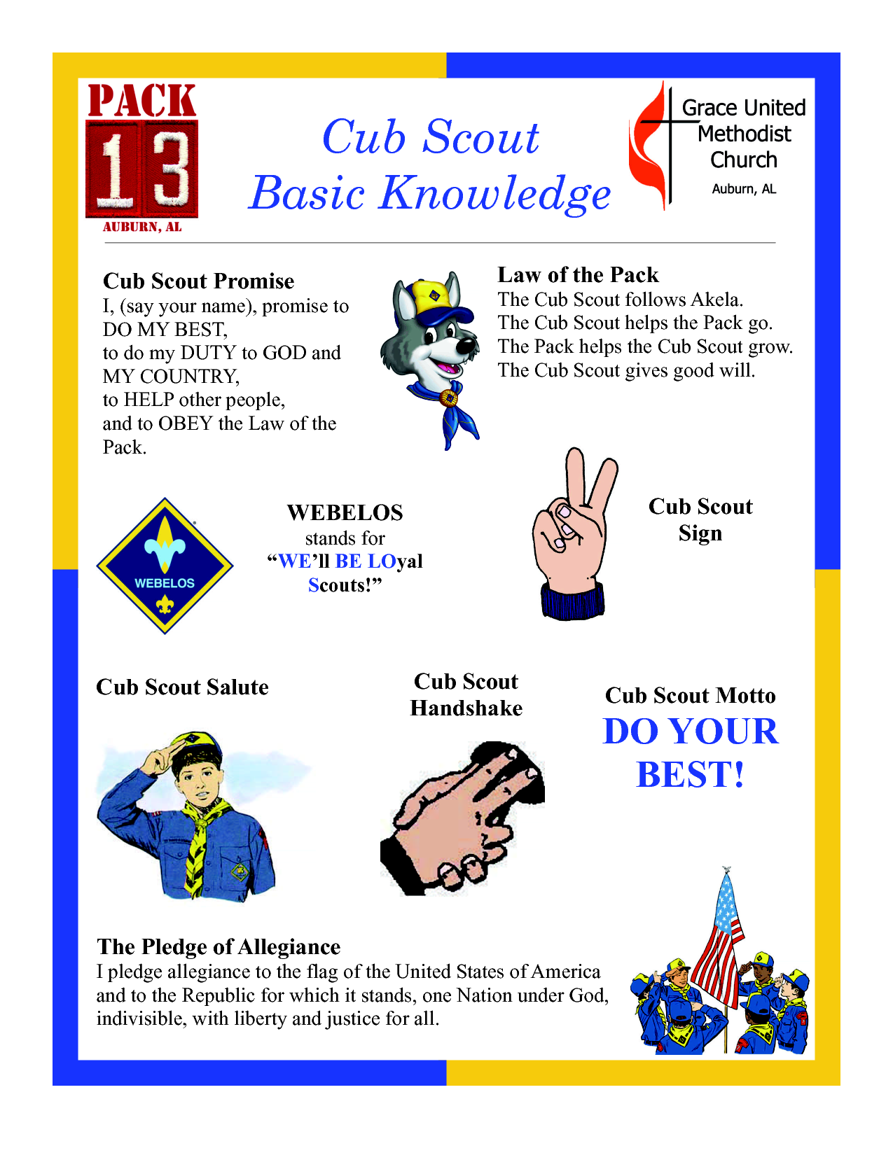 Cub Scout Motto Clip Art | Cub Scout Basic Knowledge - Cub Scouts, Transparent background PNG HD thumbnail