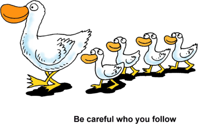 Free Png Ducks In A Row - Follow Clipart, Transparent background PNG HD thumbnail