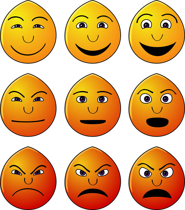 Emoticons, Emotions, Smilies, Faces, Yellow, Happy - Emotions, Transparent background PNG HD thumbnail