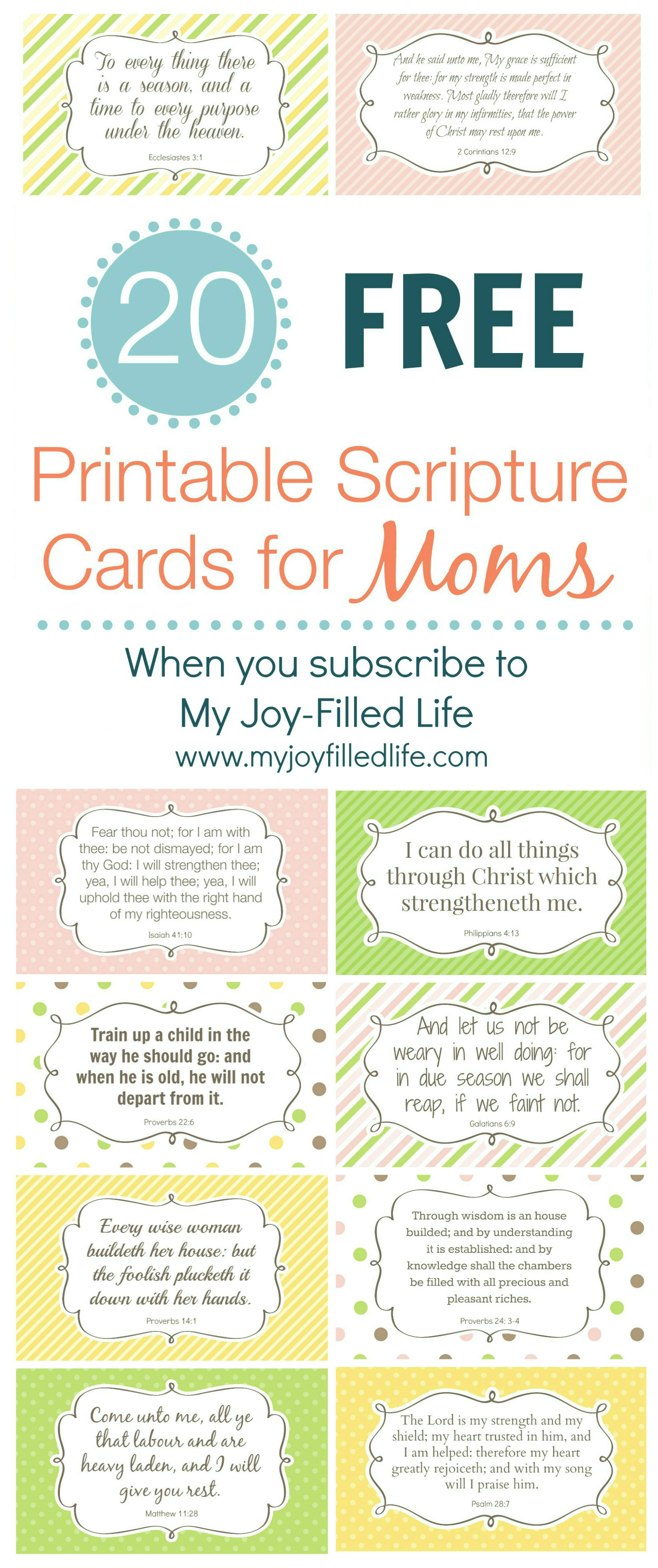 Encouragement For Moms   Free Printable Scripture Cards   My Joy Filled Life - Encouragement, Transparent background PNG HD thumbnail