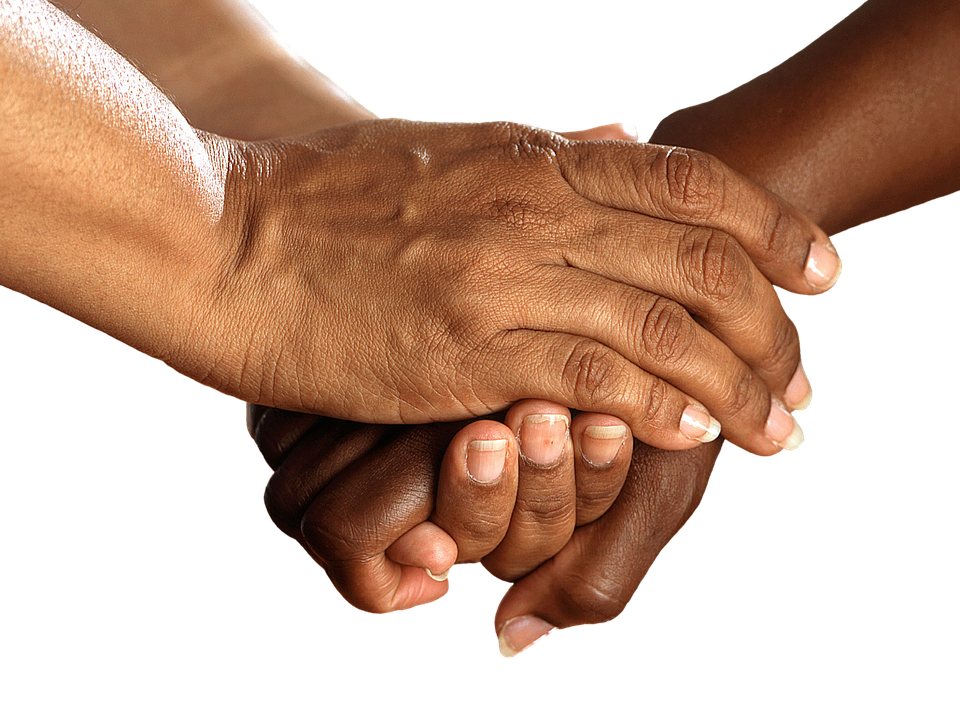 Hands Shake Encouragement Together Help - Encouragement, Transparent background PNG HD thumbnail