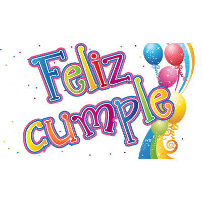 Feliz Cumpleaños With Balloons - Feliz Cumpleanos, Transparent background PNG HD thumbnail