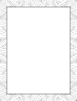 Abstract Pattern Border - Frames And Page Borders, Transparent background PNG HD thumbnail