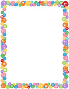 Free Button Border Templates Including Printable Border Paper And Clip Art Versions. File Formats Include Gif, Jpg, Pdf, And Png. - Frames And Page Borders, Transparent background PNG HD thumbnail