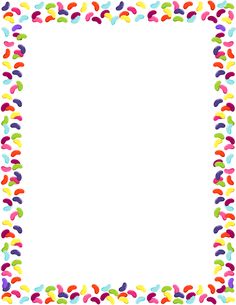 Page Border Featuring Jelly Beans. Free Downloads At Http://pageborders Pluspng.com - Frames And Page Borders, Transparent background PNG HD thumbnail