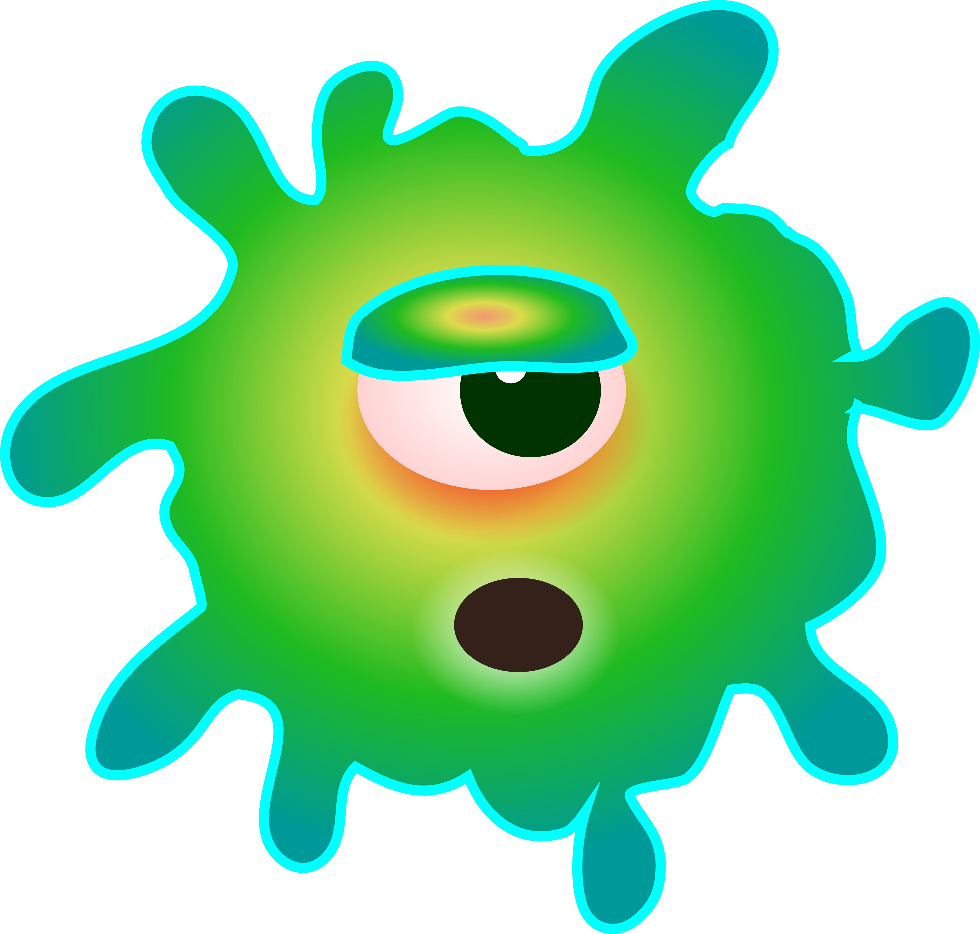 Germs Bacteria Clipart - Germs, Transparent background PNG HD thumbnail