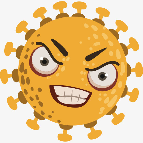 Spherical Cartoon Germs Free Png And Psd - Germs, Transparent background PNG HD thumbnail