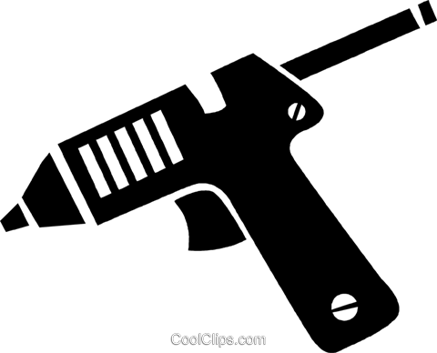 Glue Gun Royalty Free Vector Clip Art Illustration - Glue, Transparent background PNG HD thumbnail