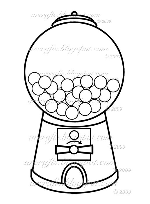 Pin Gumball Clipart Bubble Gum Machine #1 - Gumball Machine, Transparent background PNG HD thumbnail