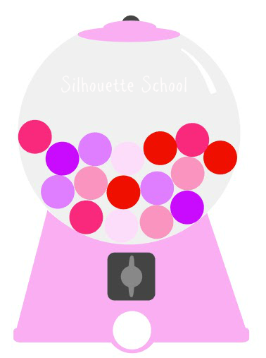 Silhouette Studio, Gumball Machine, Free Cut File - Gumball Machine, Transparent background PNG HD thumbnail