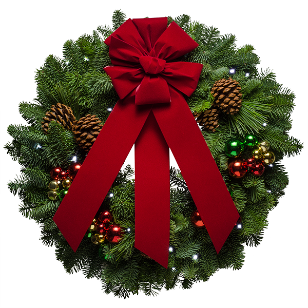 Christmas Wreath Png Free Download - Christmas Wreath, Transparent background PNG HD thumbnail